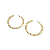 Simple and versatile personality earrings earrings C-shaped half circle earrings retro rings Korea exaggerated round earrings