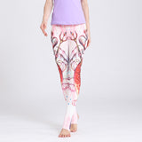 Yoga animal print pants sports tights fitness yoga pants