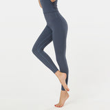 Nude yoga pants, high waist, thin hips, fitness pants, quick-drying sports, running yoga pants