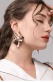 Metal beach earrings simple wild earrings personalized geometric earrings
