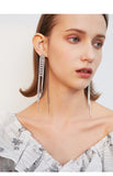 Long tassel earrings fashion wild atmosphere earrings personality temperament simple net celebrity trendy earrings