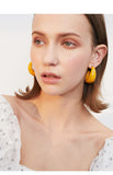 Temperament retro exaggerated acrylic earrings C-shaped semicircle personalized earrings earrings fashion all-match earrings