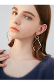 Long jewelry trendy face thin net red earrings earrings
