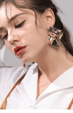 Metal beach earrings simple wild earrings personalized geometric earrings