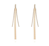 Tassel earrings long sexy temperament simple and versatile trendy earrings
