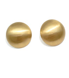 Exaggerated round big stud earrings, fashion temperament, wild earrings, fashionable earrings