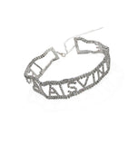 Net red letter clavicle chain fashion temperament wild necklace personality trendy necklace