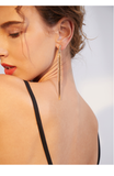 Tassel earrings long sexy temperament simple and versatile trendy earrings