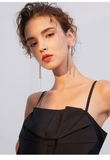 Tassel earrings long sexy temperament simple and versatile trendy earrings