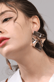 Metal beach earrings simple wild earrings personalized geometric earrings