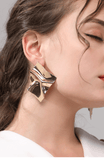 Metal beach earrings simple wild earrings personalized geometric earrings