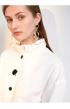 Personality, simple and fashionable circle earrings, fashionable and versatile hollow round pendant earrings, earrings