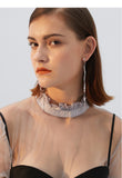 925 silver needle temperament tassel earrings long earrings personality sexy earrings earrings earrings