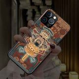 iphone14 phone case new Apple 13 phone case call flash 12mini luminous phone case Fortuna applies