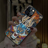 iphone14 phone case new Apple 13 phone case call flash 12mini luminous phone case Fortuna applies